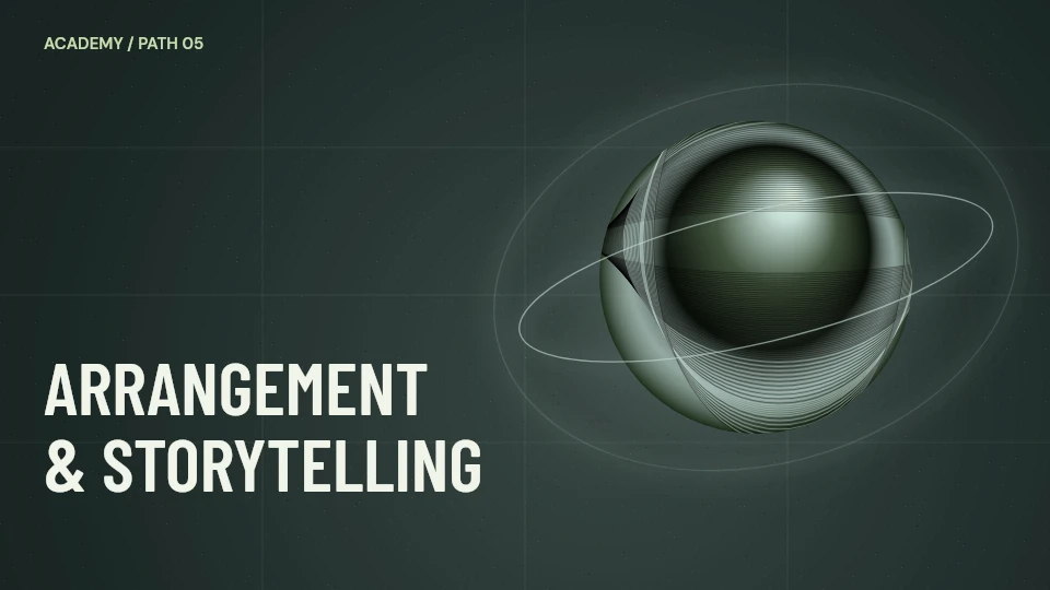 Arrangement & storytelling learning path artwork